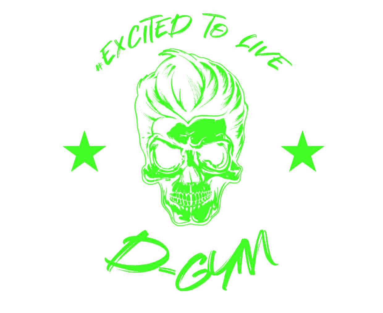 DGYM Fitnes Nova Gorica logo neon zelen