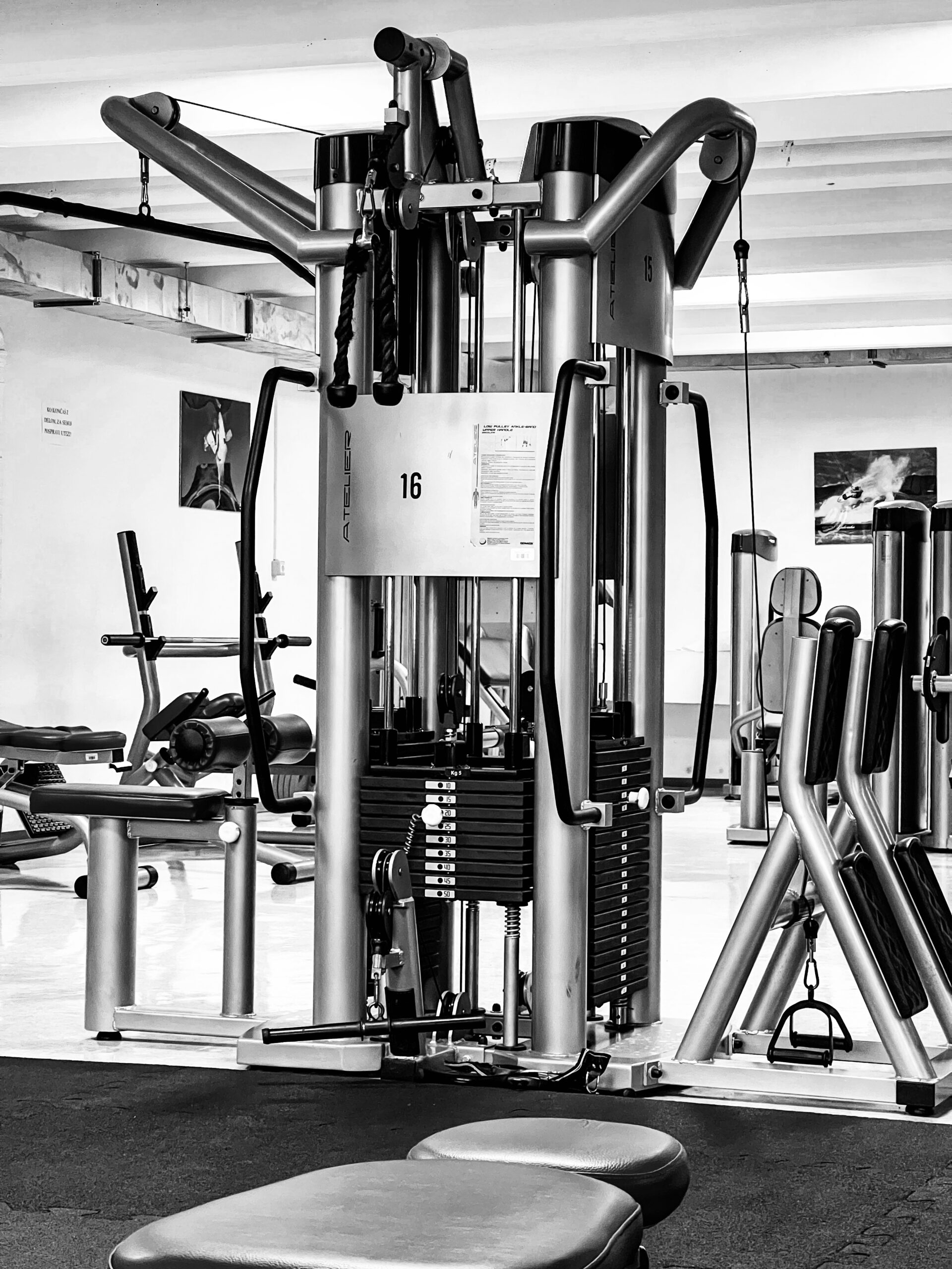 gym nova gorica uteži in trening prostor